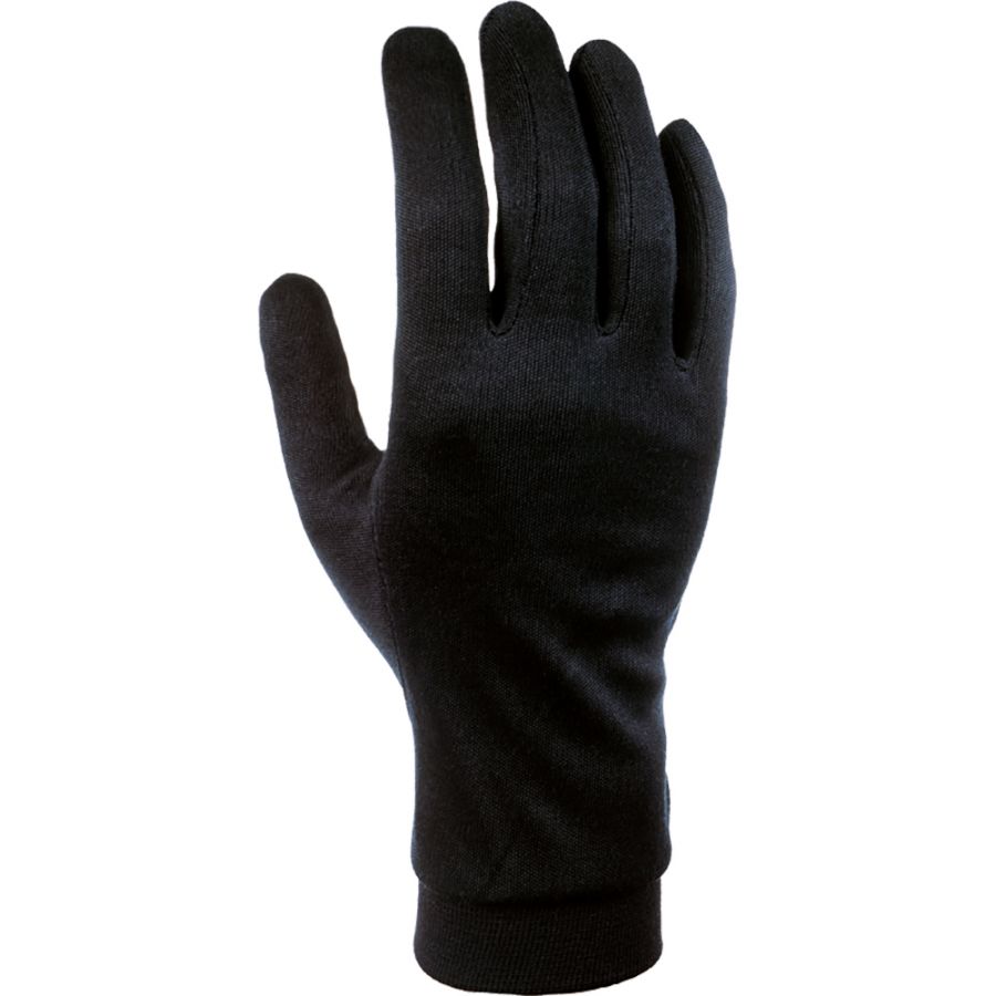 Cairn Silk, luvas interiores, homem, preto