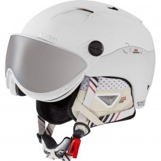 Cairn Spectral Visor Magnet 2, ski helmet with visor, mat white