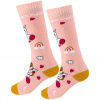 Cairn Spirit J, chaussettes de ski, junior, 2-pack, powder unicorn