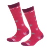 Cairn Spirit ski socks, 2-pack, kids, red marmot