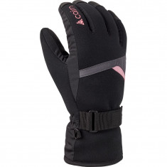 Cairn Styl C-Tex, luvas de esqui, feminino, preto/rosa claro