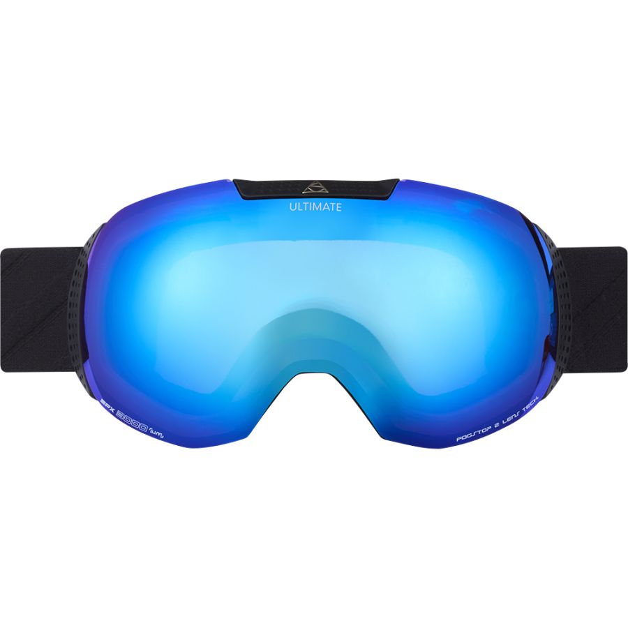 Cairn Ultimate SPX3000, masque de ski, mat noir/bleu