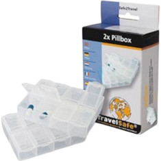 Caixa de comprimidos TravelSafe, 2 unid.