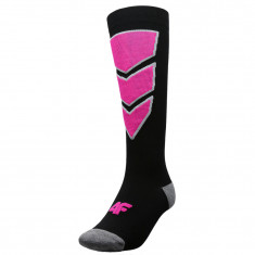 calcetines de esquí 4F, mujer, negro