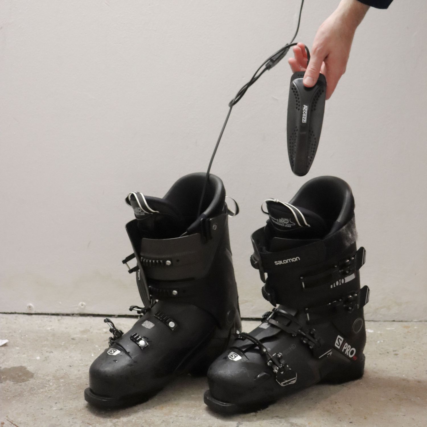 Calzador Accezzi, negro/rojo