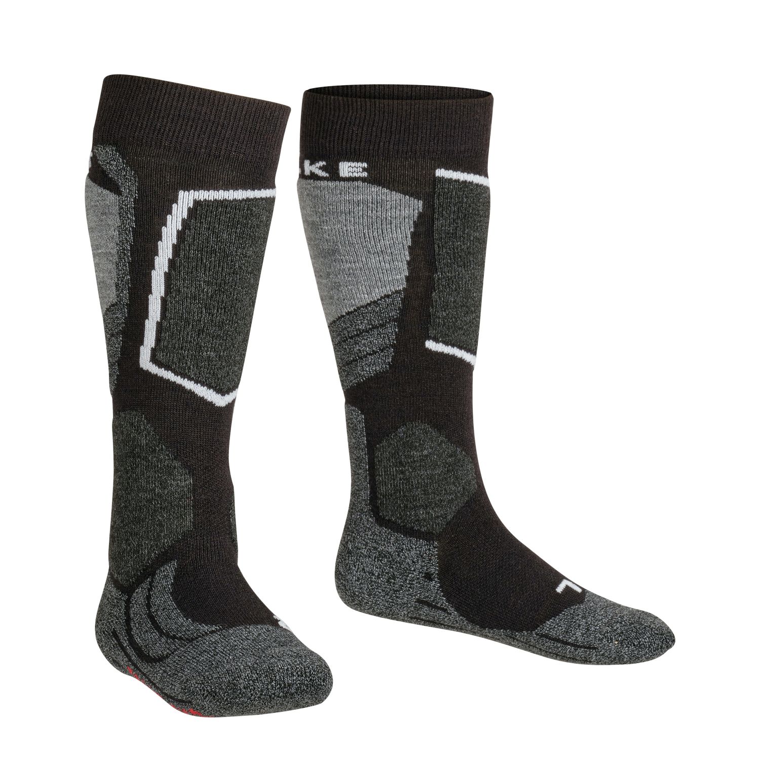 Calze da sci Falke SK2, bambino, nero