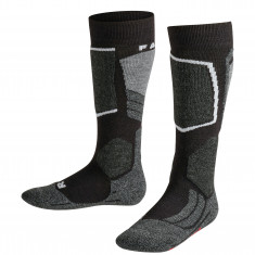 Calze da sci Falke SK2, bambino, nero