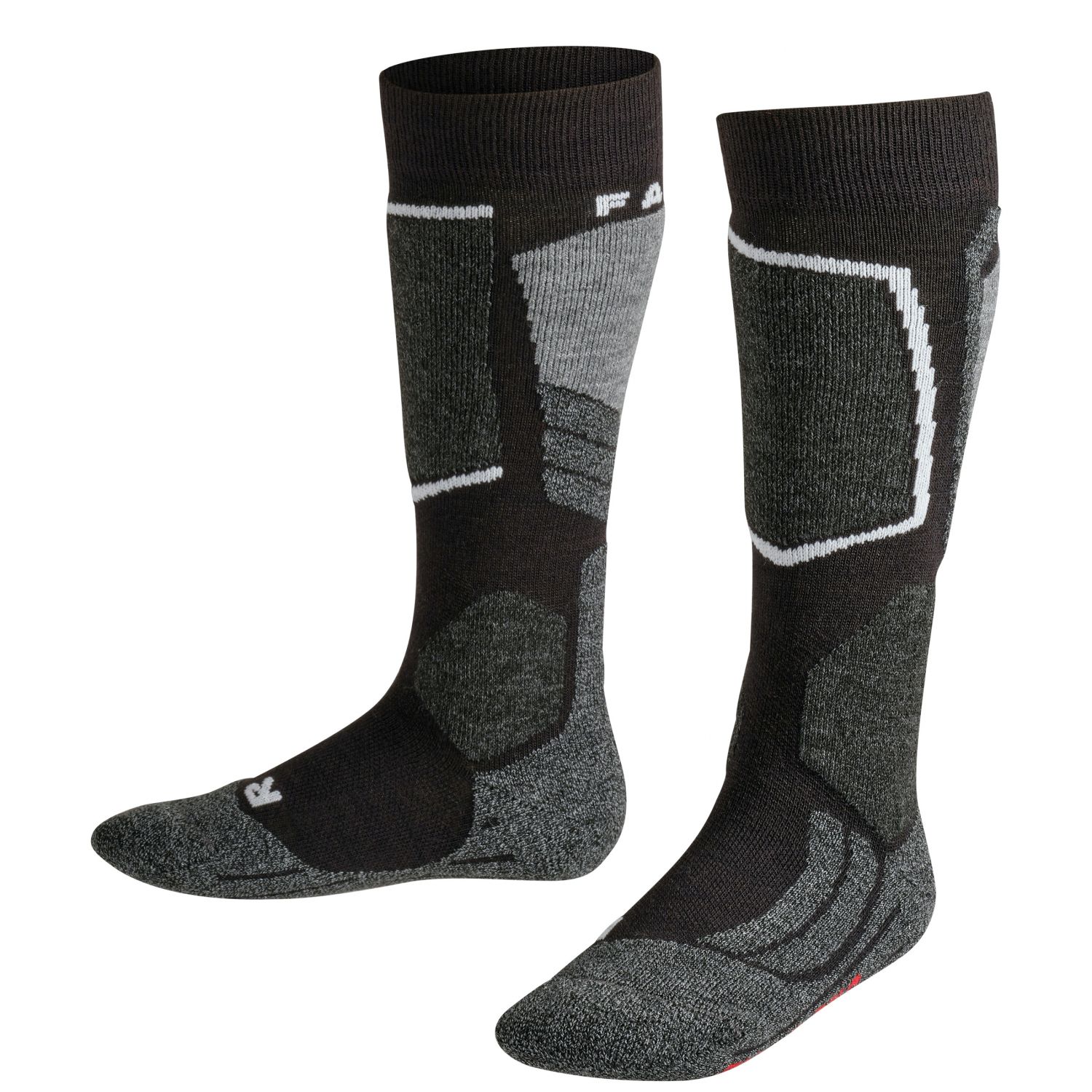 Calze da sci Falke SK2, bambino, nero