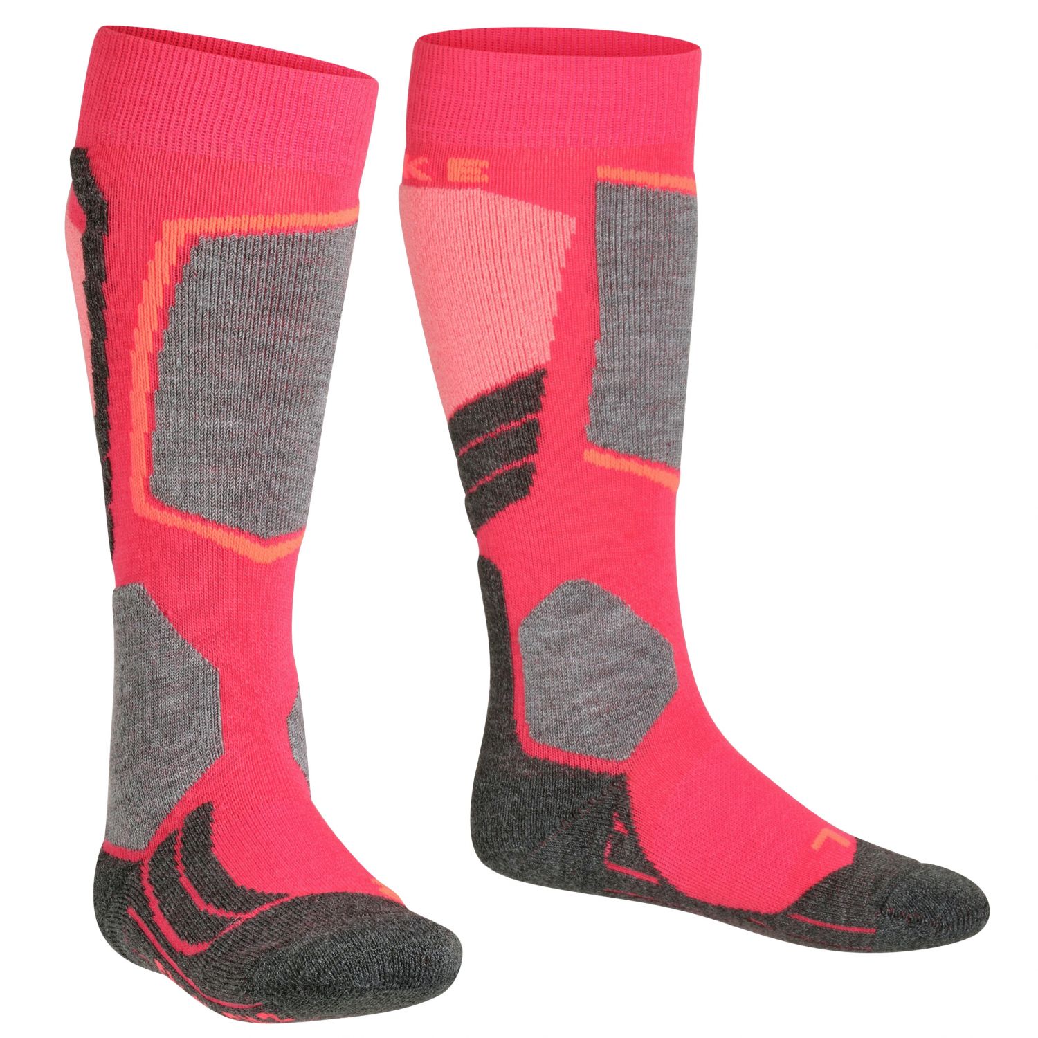 Calze da sci Falke SK2, bambino, rosso