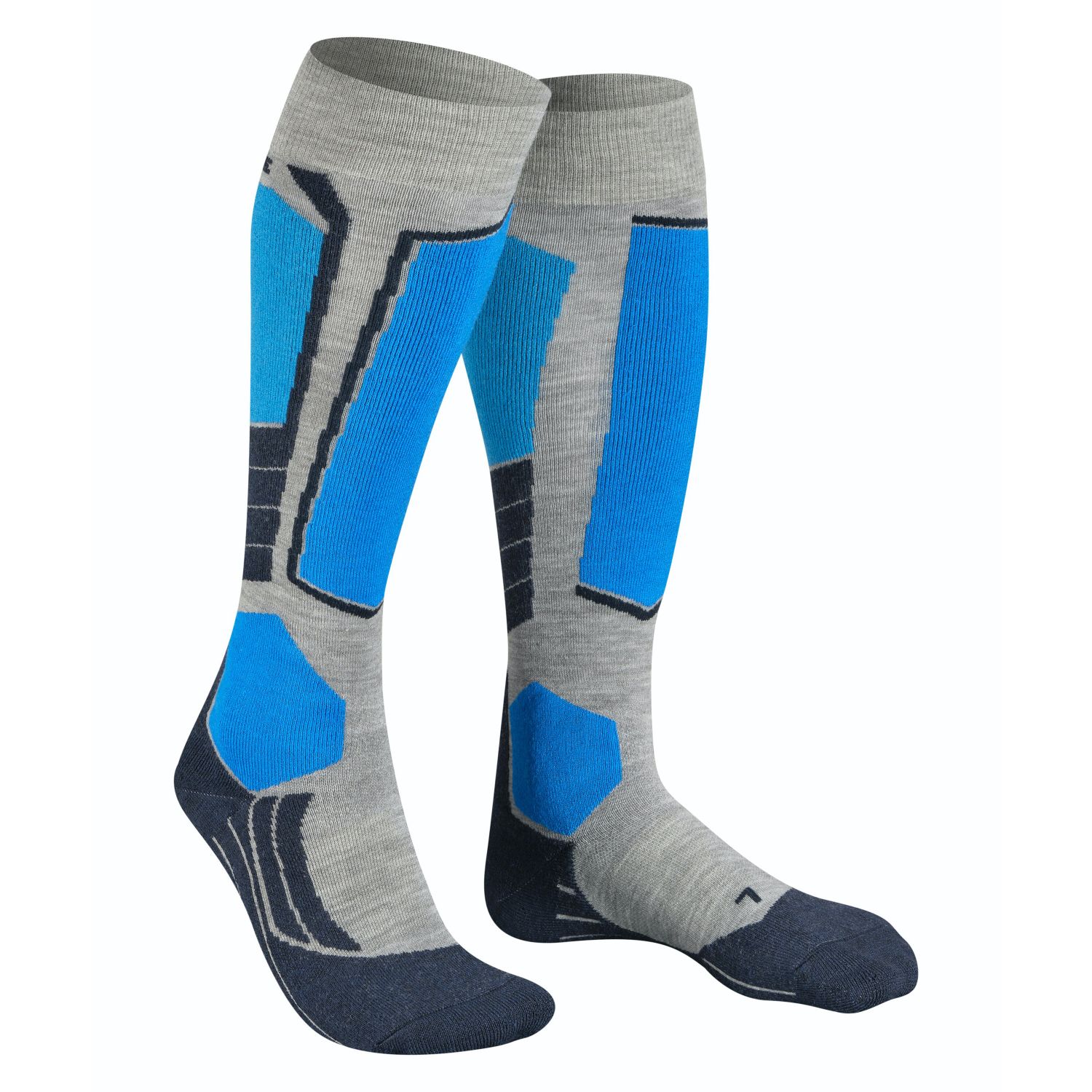 Calze da sci Falke SK2, uomo, grigio