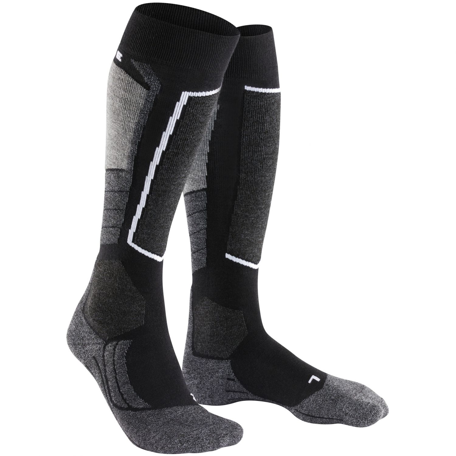 Calze da sci Falke SK2, uomo, nero
