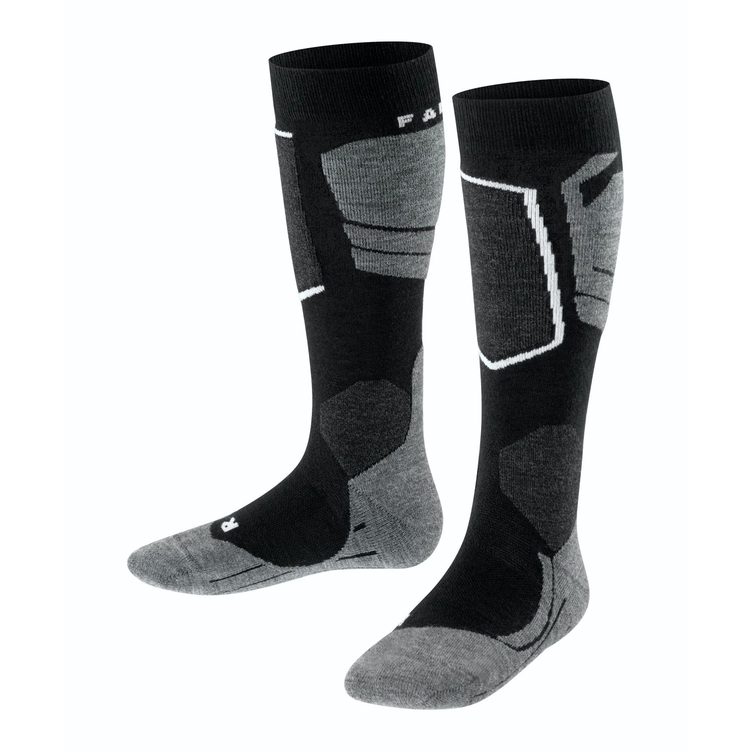 Calze da sci Falke SK4, bambino, nero