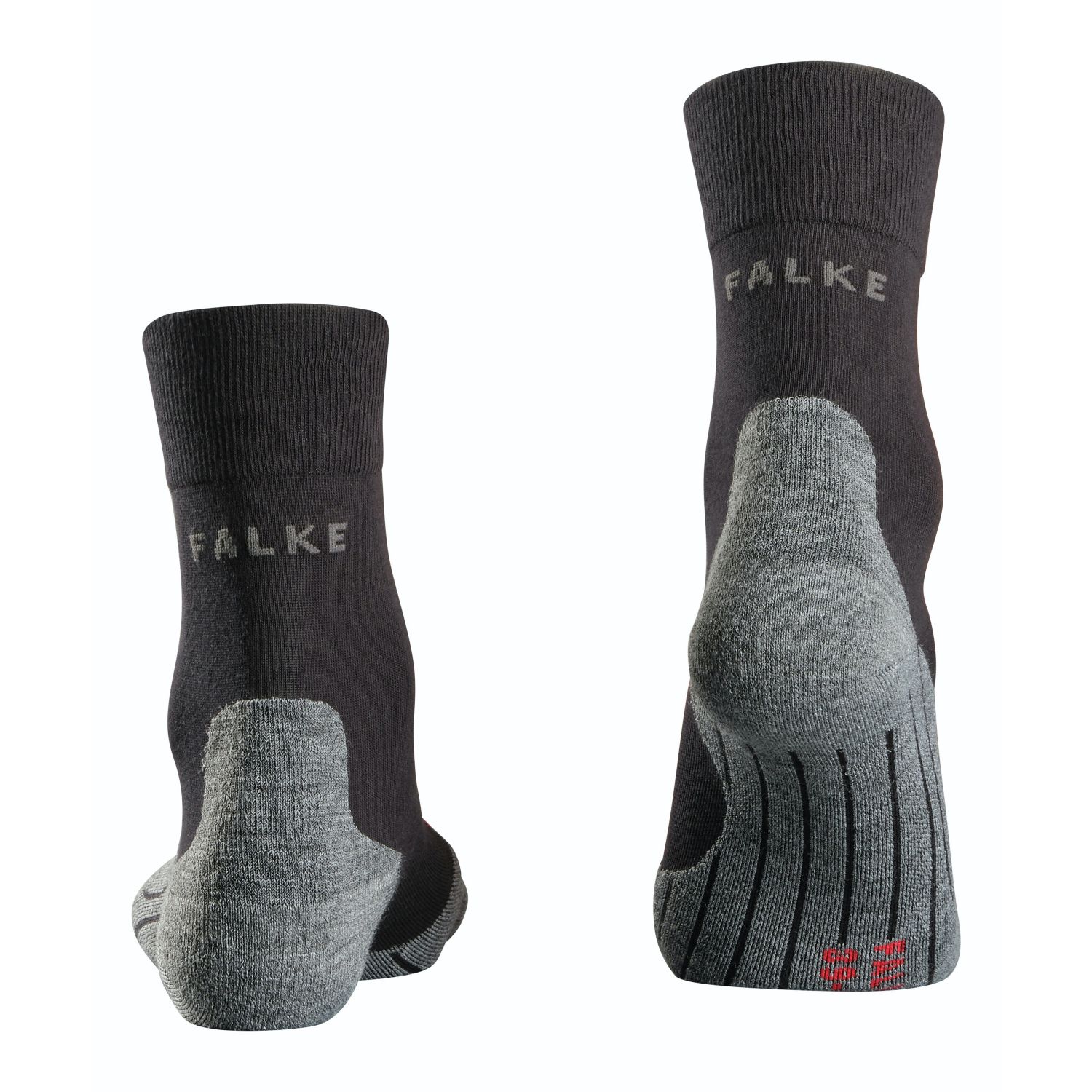 Calzini da corsa Falke RU4, uomo, nero