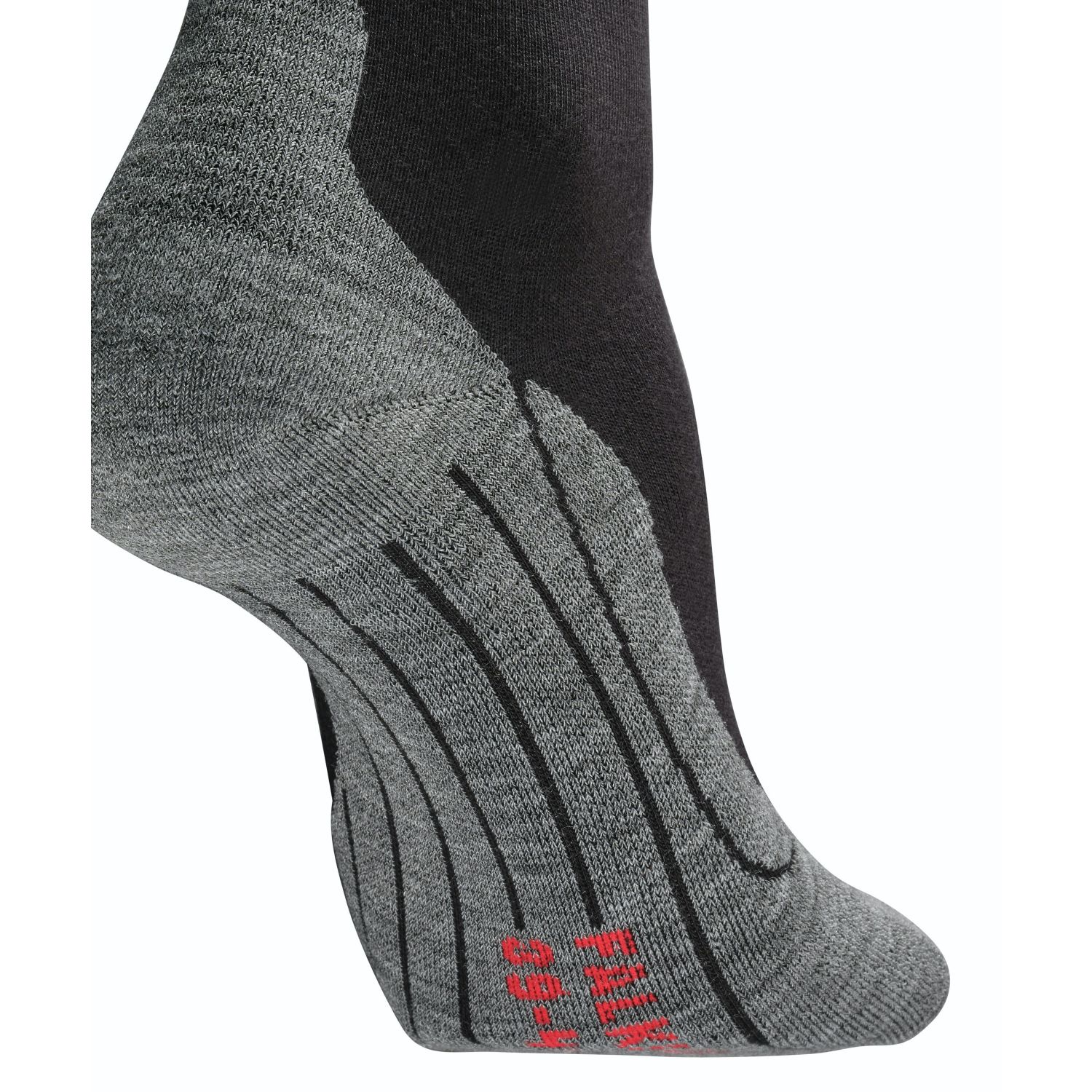 Calzini da corsa Falke RU4, uomo, nero