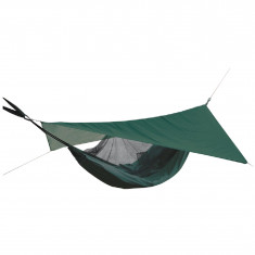 Cama de rede TravelSafe com para-brisas, verde