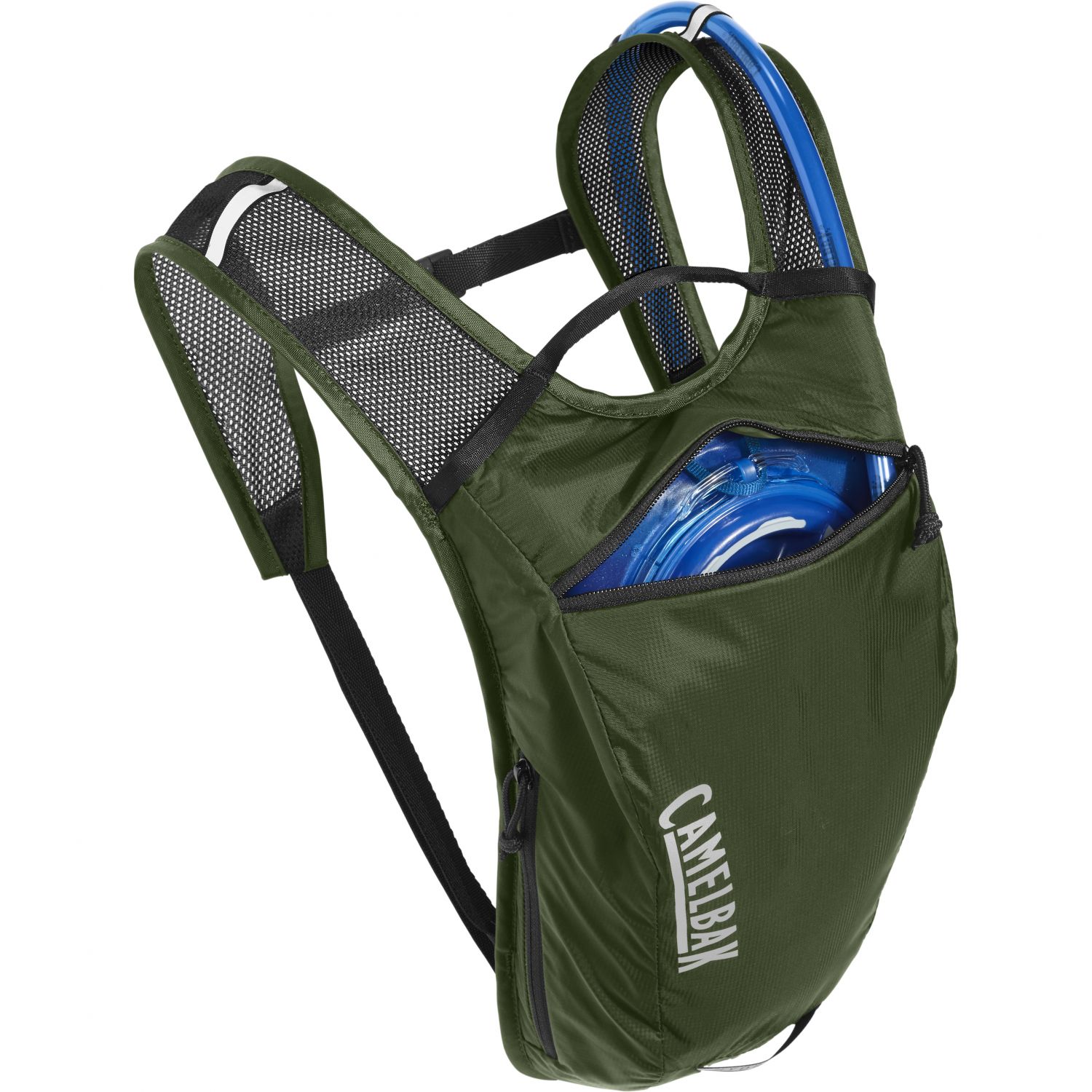 CamelBak Hydrobak Light, hydration backpack, 1,5L, army green