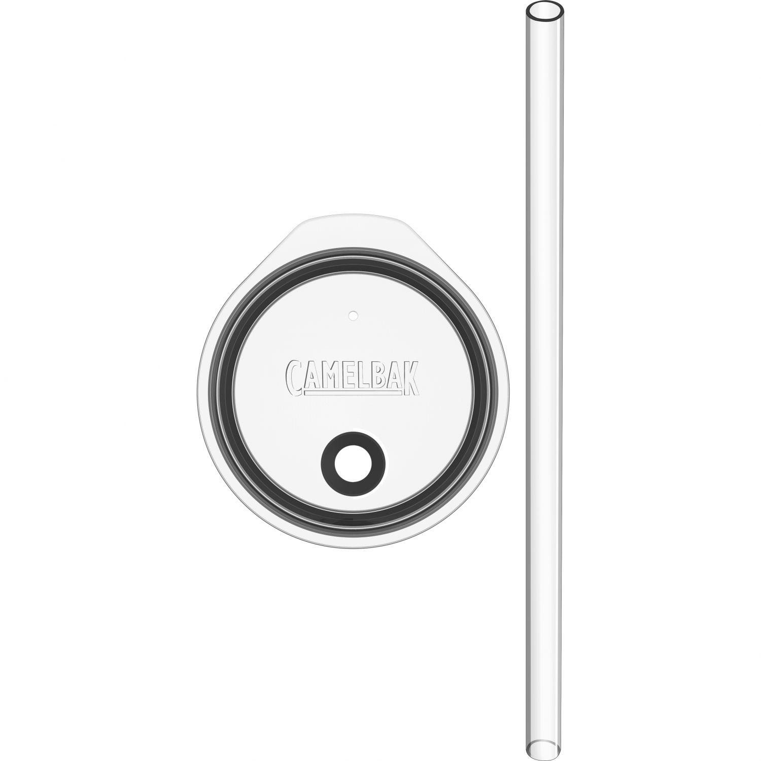 Camelbak Straw Tumbler Lid Medium Accs, låg, klar