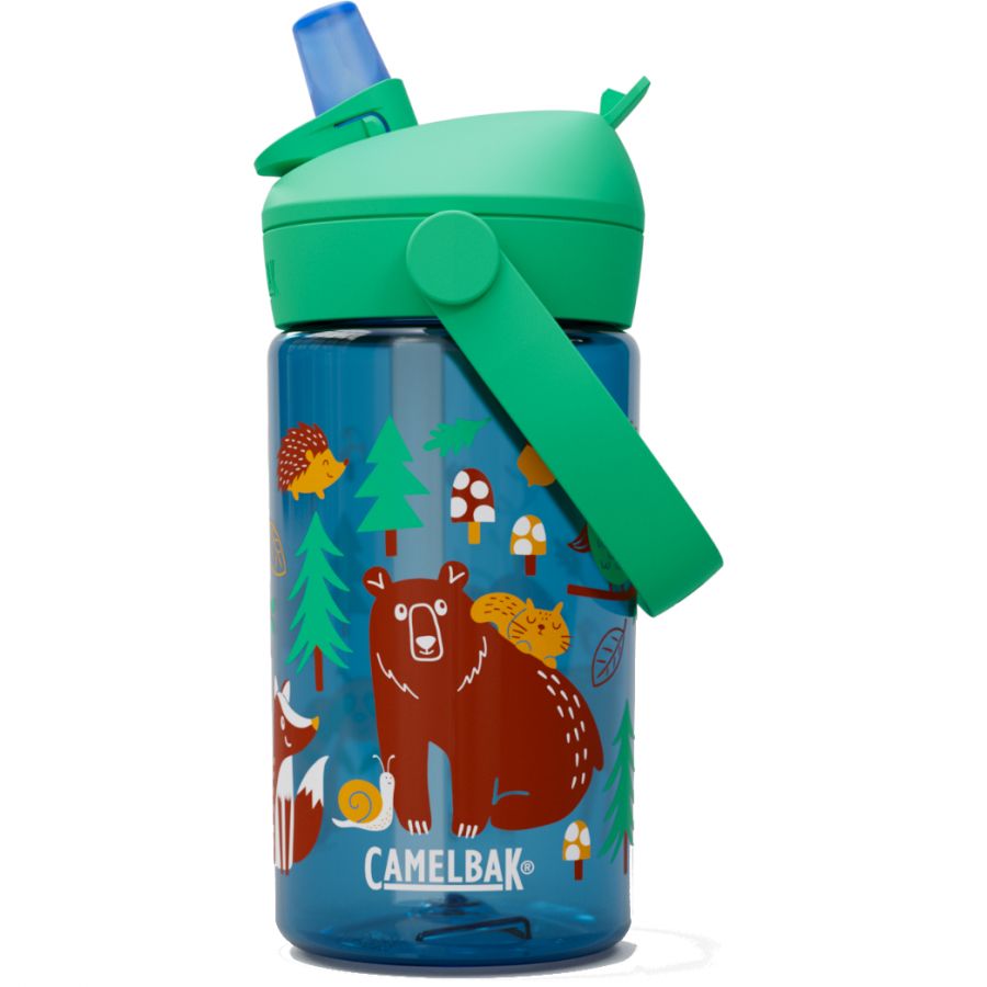 Camelbak Thrive Flip Straw Kids 400ml, Kinderflasche, freundlicher Wald