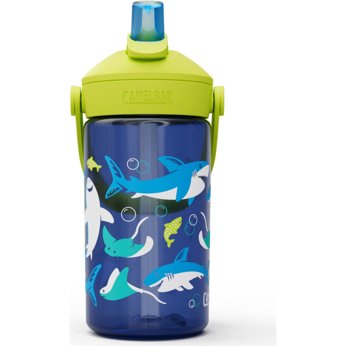 Camelbak Thrive Flip Straw Kids 400ml, lasten juomapullo, hait ja rauskuja