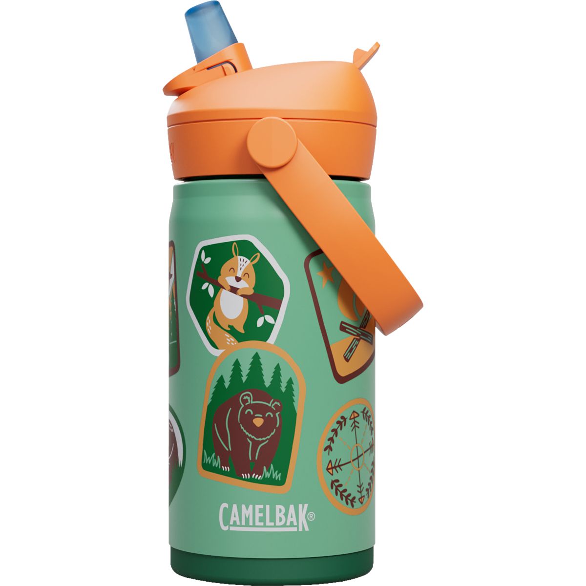 Camelbak Thrive Flip Straw Kids VSS 400ml, Trinkflasche, Kinder, Lagerabzeichen