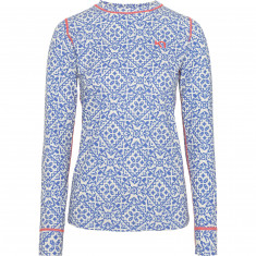 Camiseta interior de esquí Kari Traa Fryd, mujer, azul claro