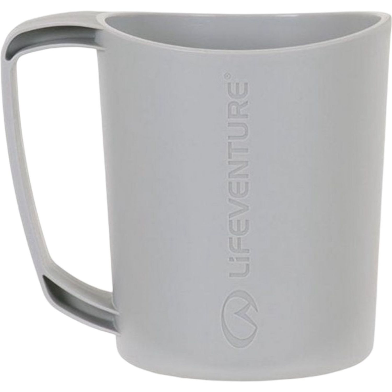 Caneca grande Lifeventure Ellipse, cinzento claro