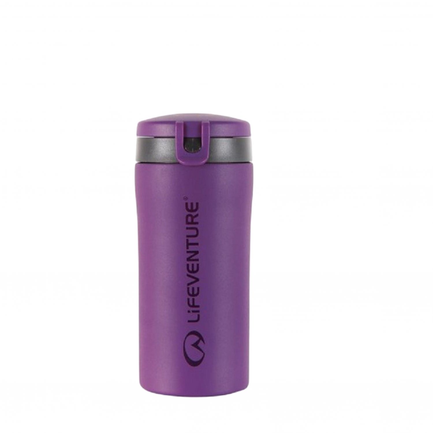 Caneca térmica flip-top Lifeventure, roxa