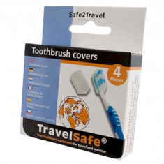 Capa para escova de dentes TravelSafe, 4 peças.