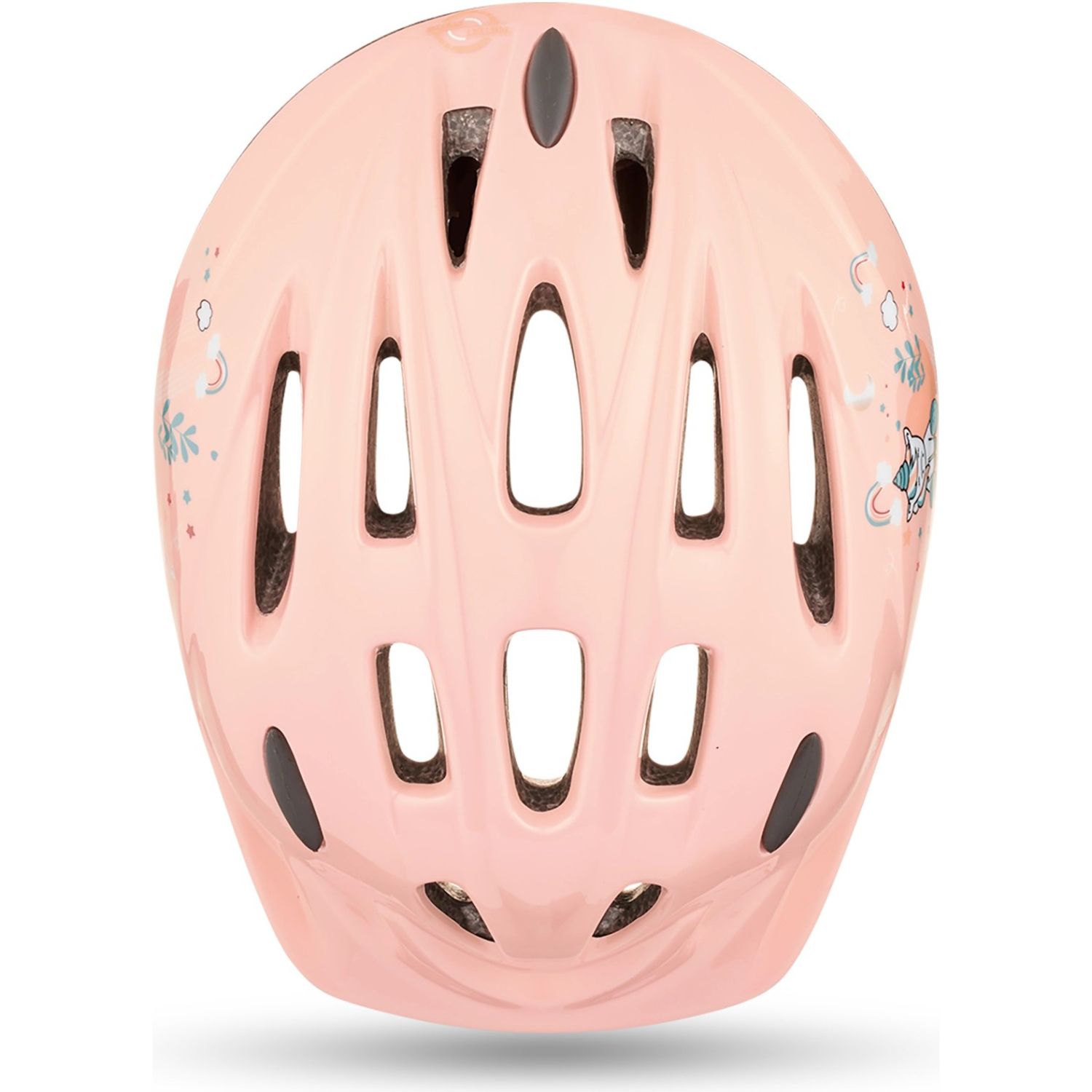 Capacete de bicicleta Cairn Sunny, crianças, unicórnio cor-de-rosa