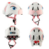 Capacete de bicicleta Crazy Safety Bunny, júnior, branco