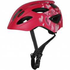 Capacete de bicicleta Crazy Safety Cool Heart, júnior, vermelho