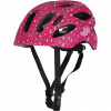 Capacete de bicicleta Crazy Safety Cool Spots, júnior, cor-de-rosa