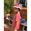 Capacete de bicicleta Crazy Safety Dragon, júnior, vermelho