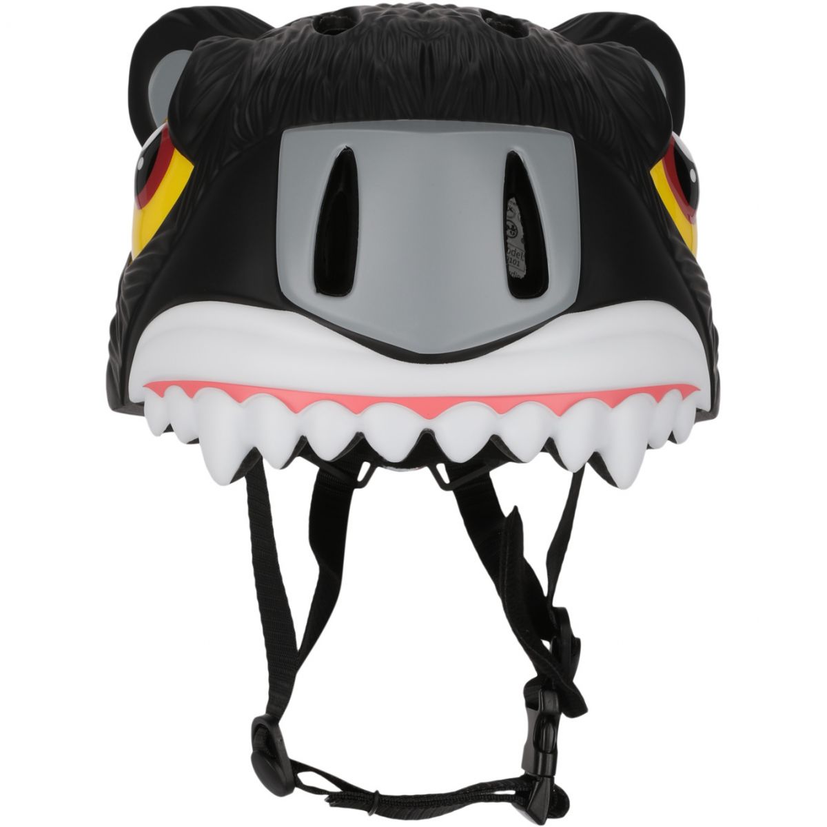 Capacete de bicicleta Crazy Safety Panther, júnior, preto
