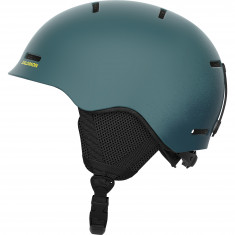 Capacete de esqui Salomon Orka, júnior, verde escuro