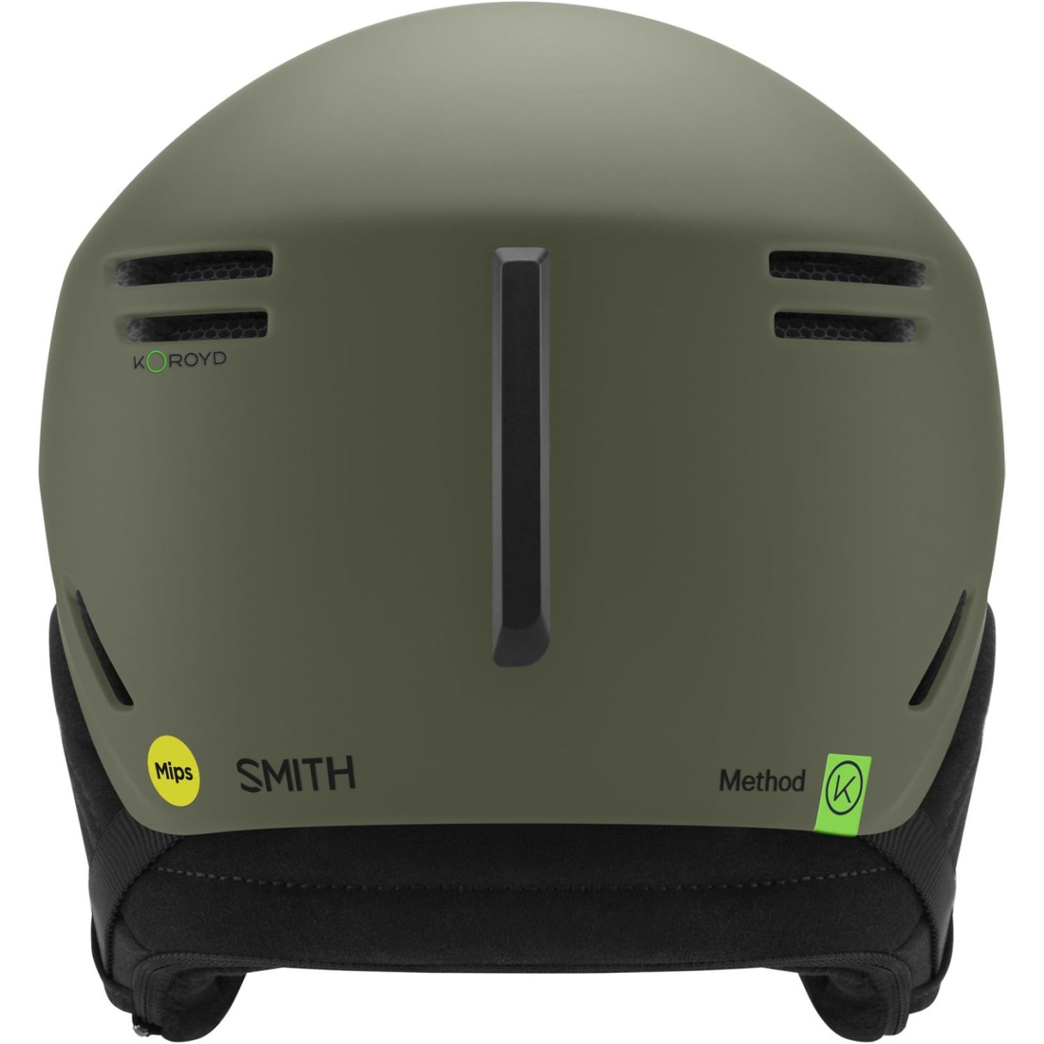 Capacete de esqui Smith Method MIPS, verde