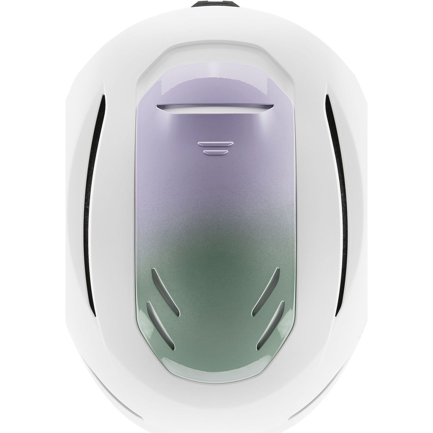 Capacete de esqui Uvex Resolution, branco/roxo