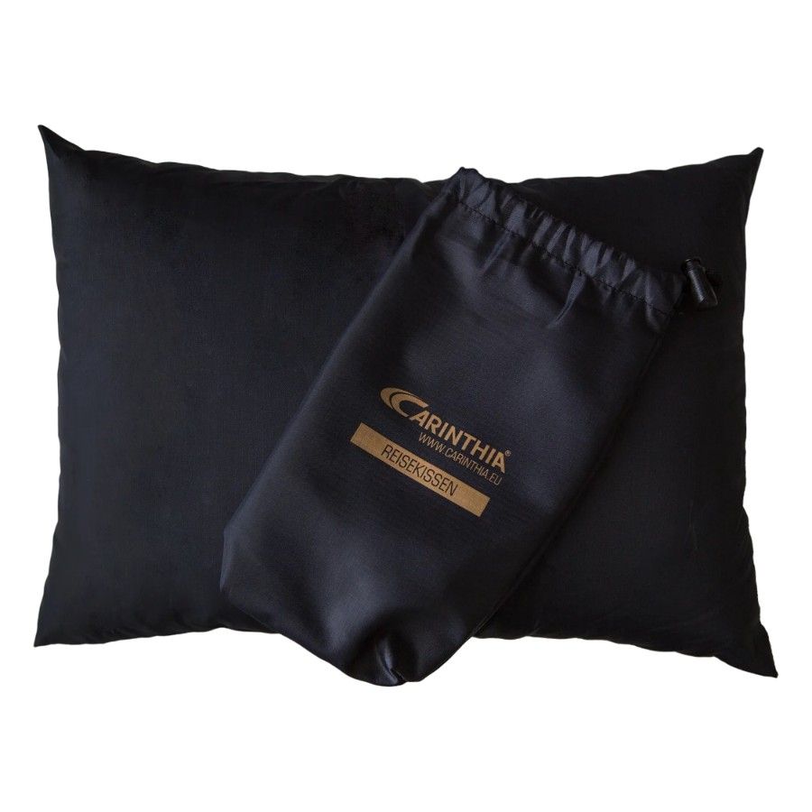 Carinthia Travel Pillow, pernă de călătorie, negru