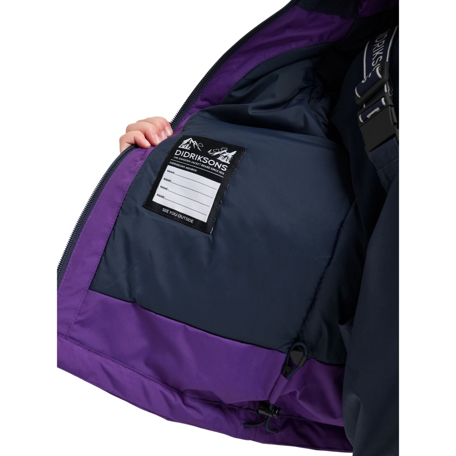 Casaco de esqui Didriksons Falke, júnior, roxo
