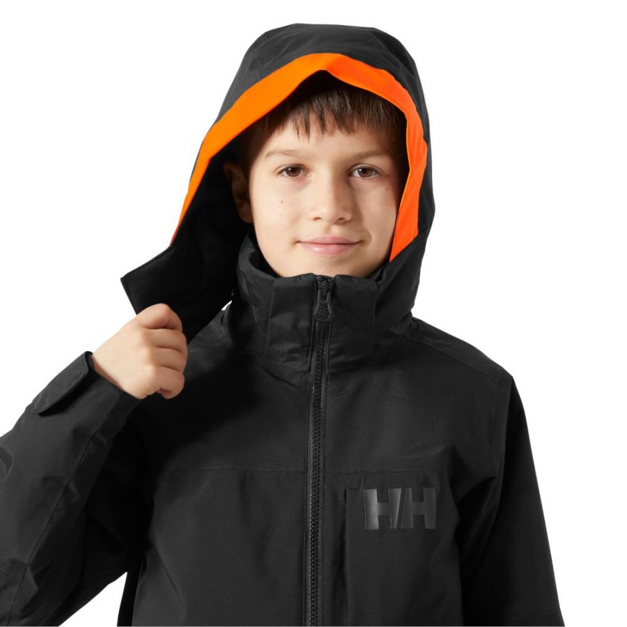 Casaco de esqui Helly Hansen Summit 2.0, júnior, preto