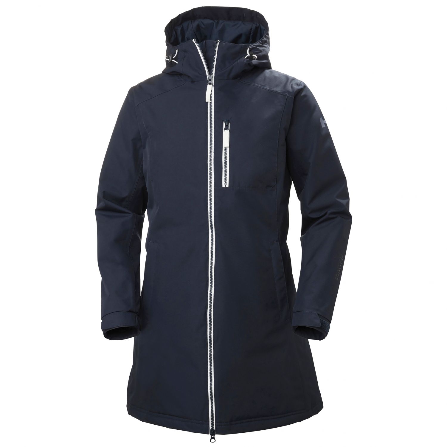 Casaco de inverno Helly Hansen Long Belfast, senhora, azul escuro
