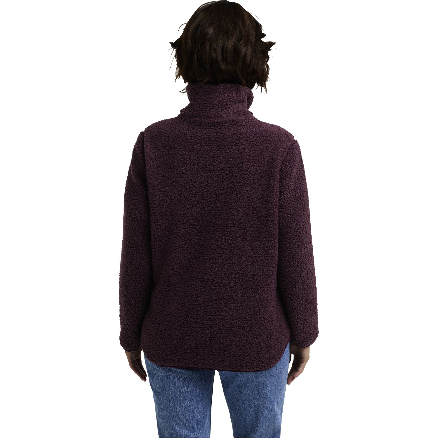 Casaco de lã Jack Wolfskin High Curl, senhoras, roxo