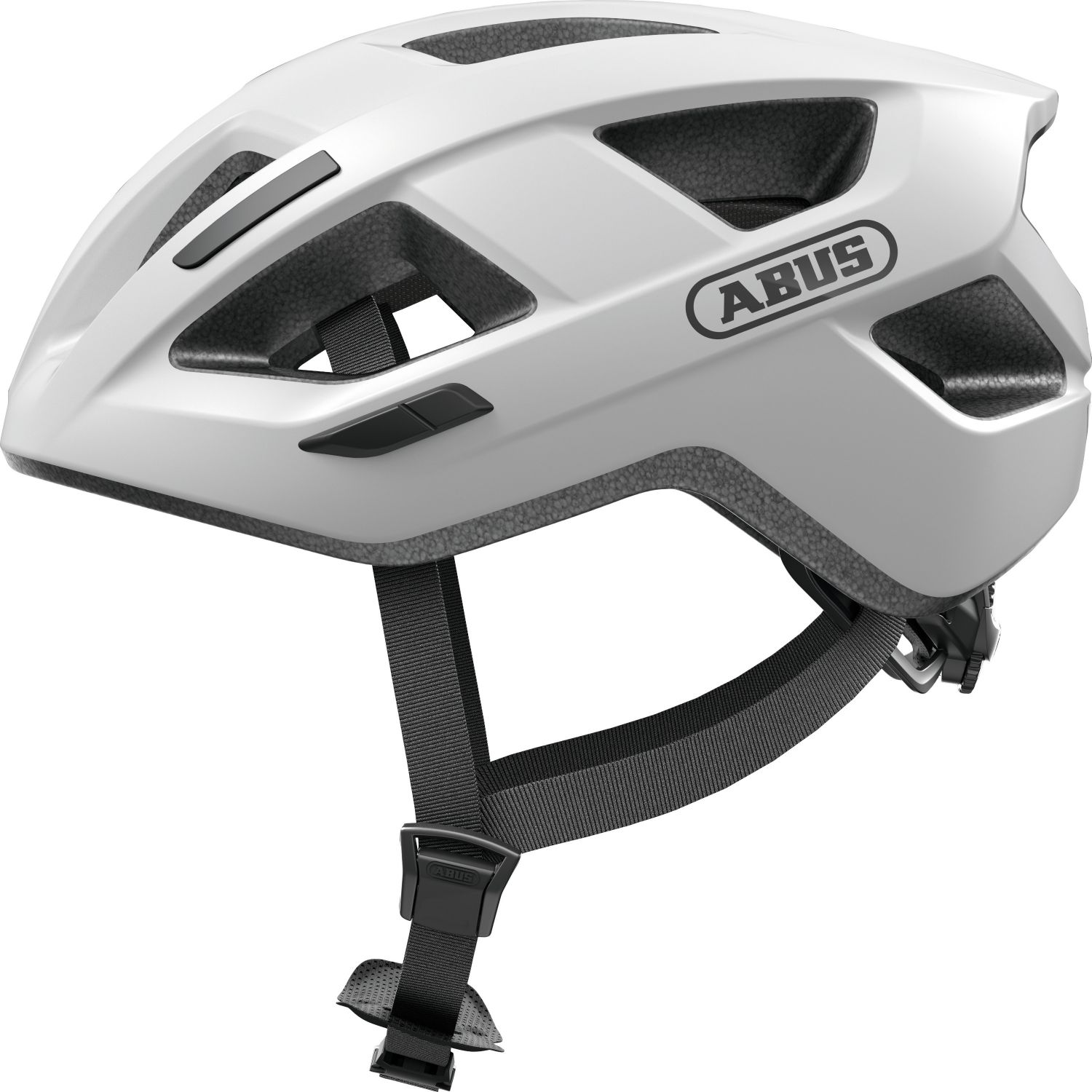 Cască de bicicletă ABUS Aduro 3.0, albă