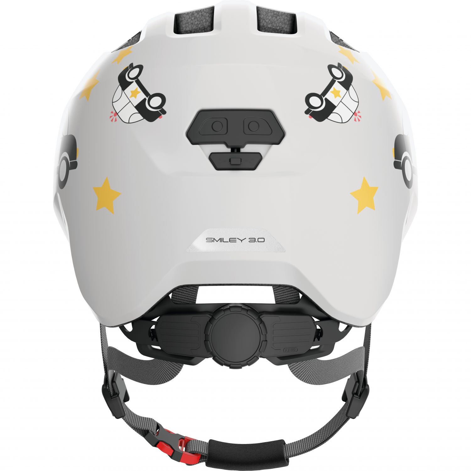 Cască de bicicletă Abus Smiley 3.0, junior, gri poliție