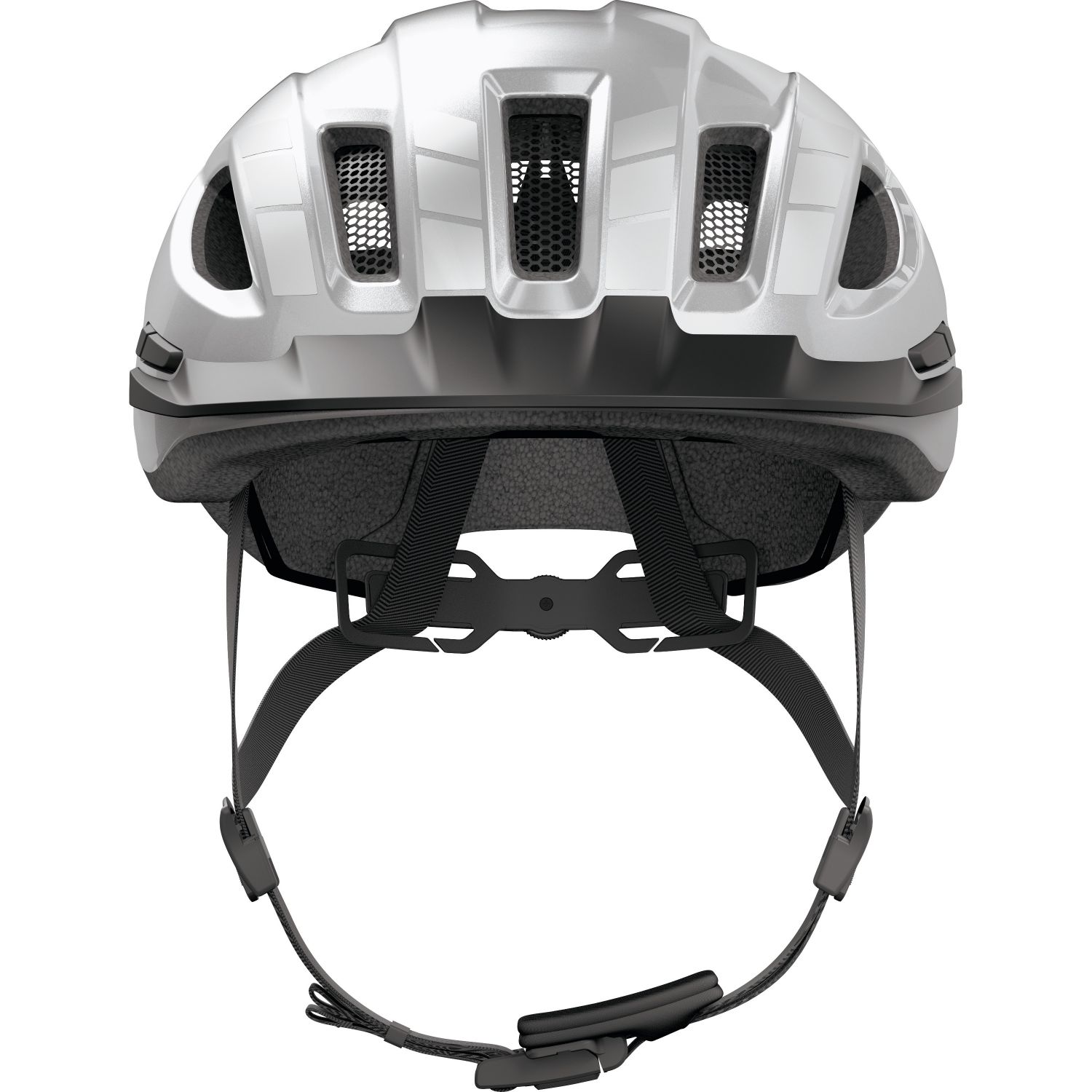 Cască de bicicletă ABUS Urban-I 4.0, argintie
