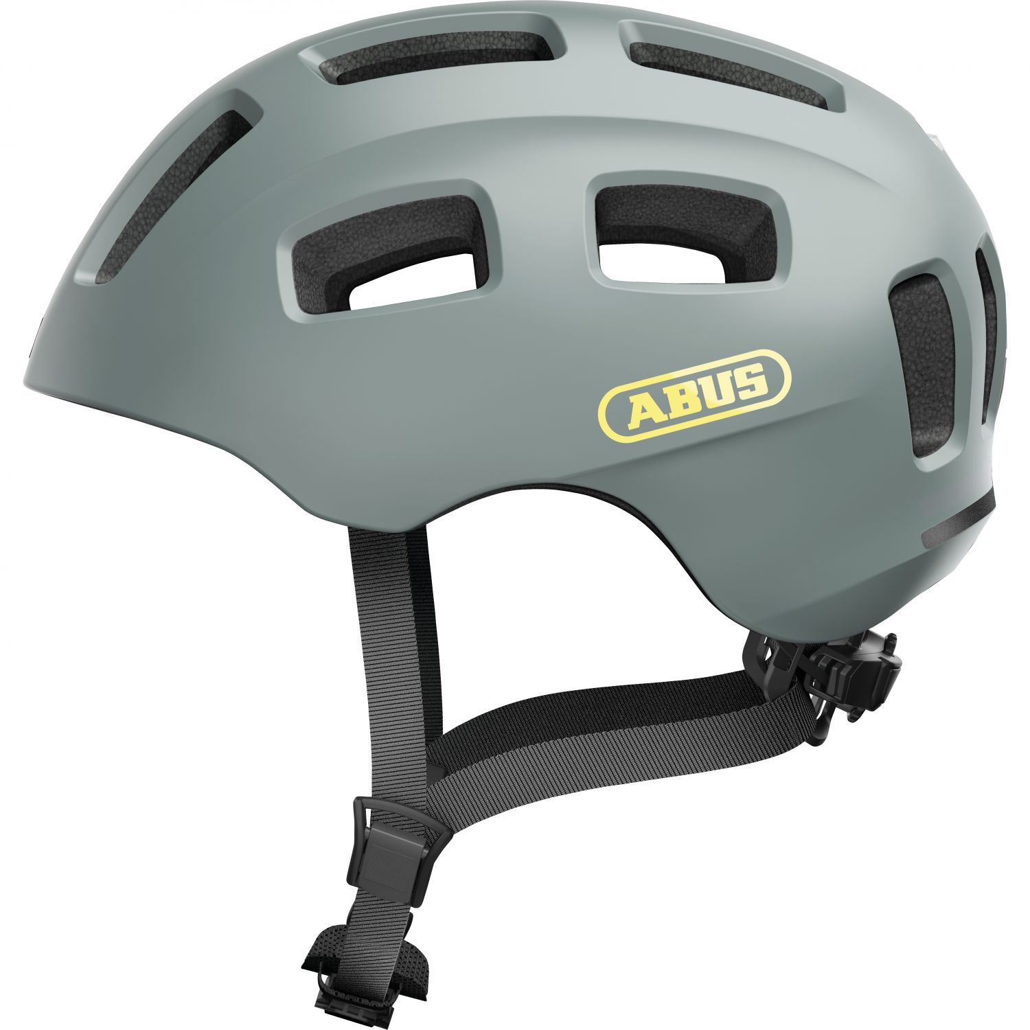 Cască de bicicletă Abus Youn-I 2.0, junior, gri deschis