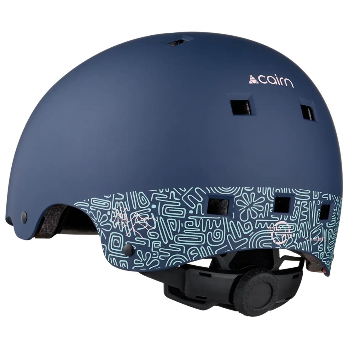 Cască de bicicletă Cairn Eon J, junior, albastru închis