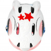 Cască de bicicletă Crazy Safety Bunny, junior, alb