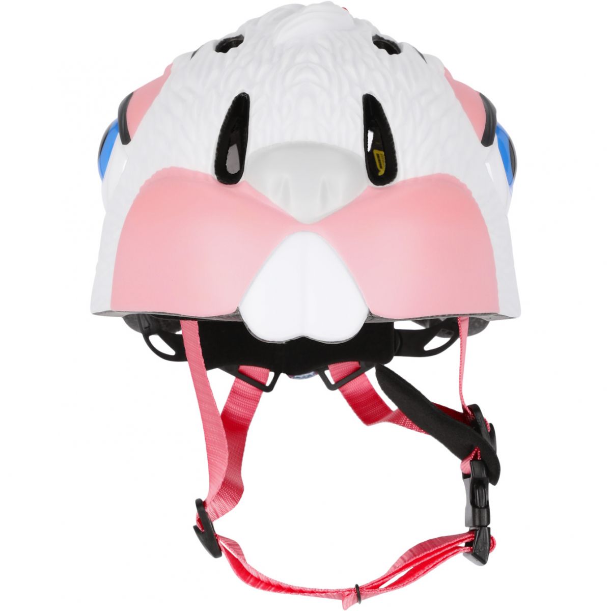 Cască de bicicletă Crazy Safety Bunny, junior, alb