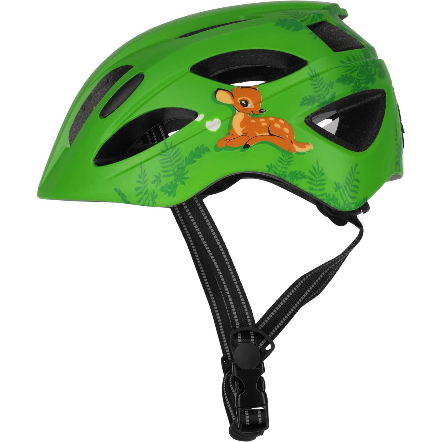 Cască de bicicletă Crazy Safety Cool Cute, junior, verde